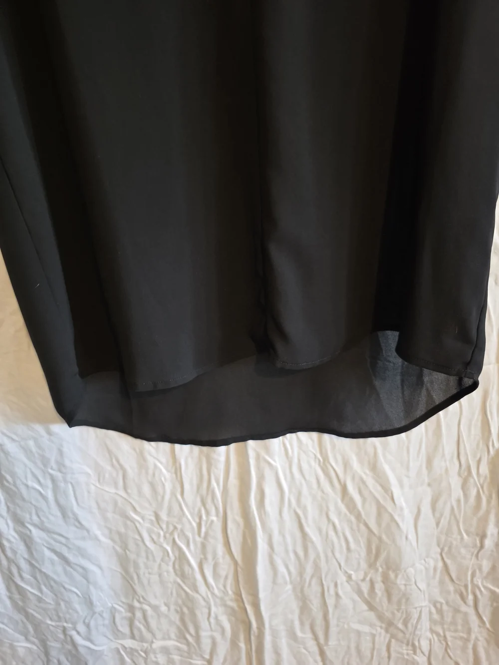 J. Crew Black V-Neck Cap-Sleeve Silk Blouse